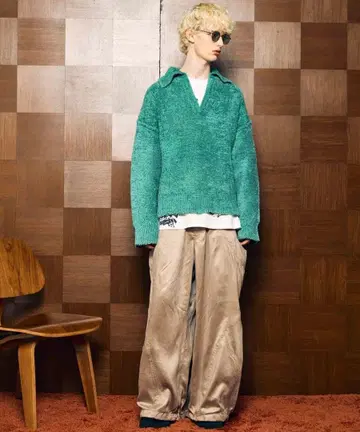 Curve Pocket A Light Eco Suede Pants