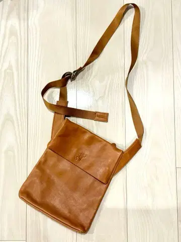 아네스베 숄더백 도마뱀 (희귀한 카멜 색상)