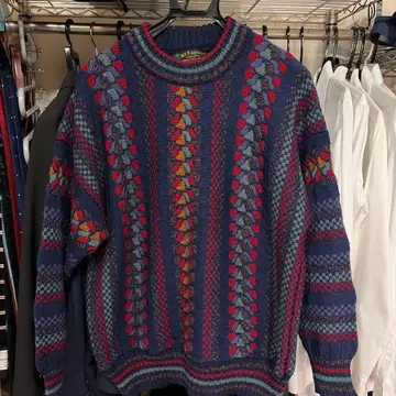 80s-90s 빈티지 올 잉글랜드 니트 아일랜드 제조