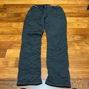 Callaway 여성용 퀼팅 팬츠 블랙 충전솜 울트라 웜