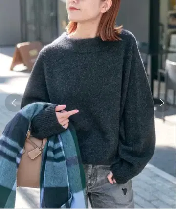 Spick & Span 보틀넥 돌먼 슬리브 니트