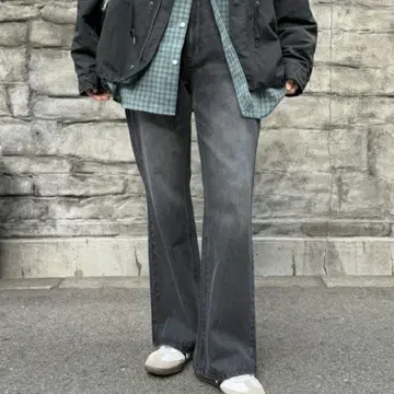 CPCM 플레어 데님 블랙 PM 사이즈