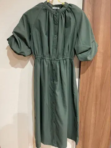 OLIVE des OLIVE 올리브 그린 셔츠 원피스