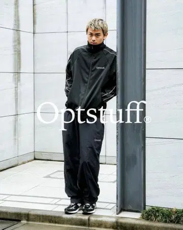 Optstuff 트랙 재킷 BLACK L 사이즈