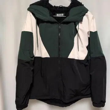 DADGE 후드 부착 자켓 다크 그린