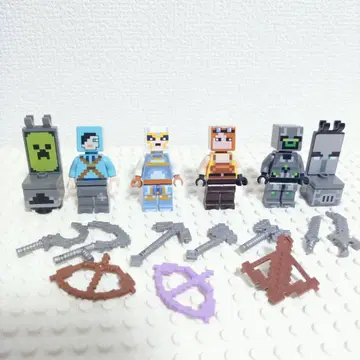 레고 정품 마인크래프트 Minecraft 미니 피규어 플레이트 블록