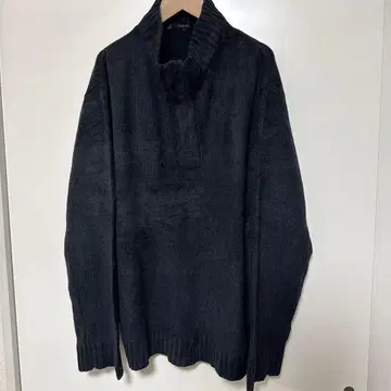 DUNNES 블랙 하이넥 니트 L