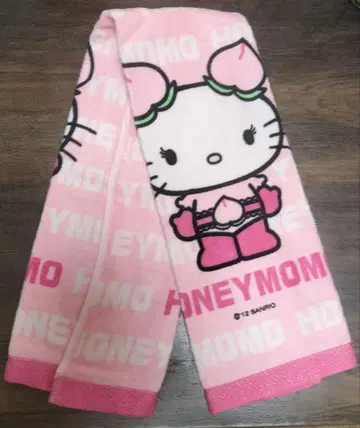 산리오 헬로키티 모모 만 페이스 타월 레어