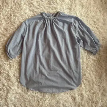 a.v.v 여성용 7부 소매 블라우스 L 파스텔 컬러 이토킨 상의