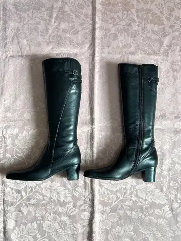 FAUVE 블랙 롱 부츠 22.5cm