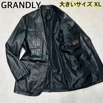 [컨디션 최상 큰 XL] 그랜드리 램 가죽 테일러드 자켓 블랙