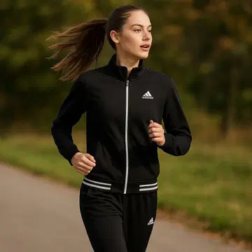 adidas 블랙 저지 세트