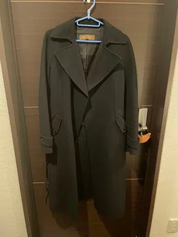 새상품급 투모로우랜드 BALLSEY 블랙 롱 코트