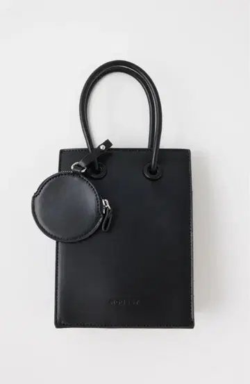 MOUSSY 블랙 미니 숄더백