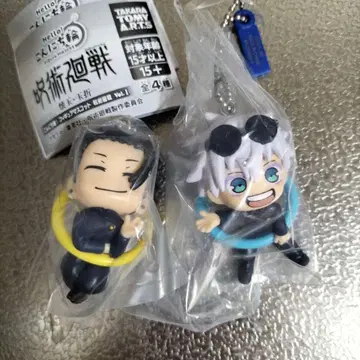 주술회전 곤니치린! 피규어 마스코트 고죠 사토루 게토 스구루