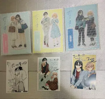 연애보다 푸르게 2권 3권 4권 만화왕 특전 아크릴 스탠드 카드 세트