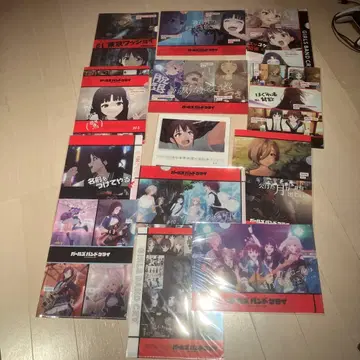 걸즈밴드클라이 추억의 풍경 클리어 파일 13장 세트