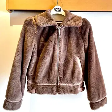 [ WILLSELECTION ] 숏 보아 코트 모카 M 에코 퍼