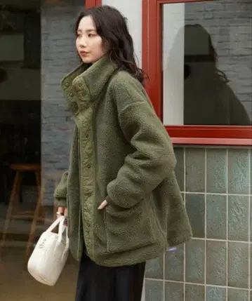 프릭스스토어 보아 자켓 리버서블