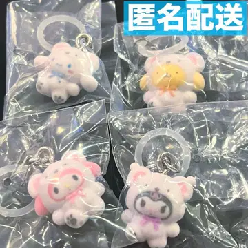 산리오 포근포근 스노우 표시 액세서리 쿠로미 마이멜로디 시나몬 푸딩