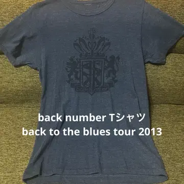 back number back to the blues 티셔츠 S 사이즈