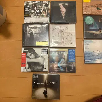 milet 초회반 세트 개봉 완료 7 미개봉 6