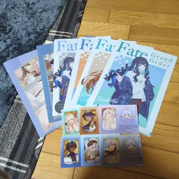 FGO 로손 콜라보 캠페인 클리어 파일 클리어 시트 컴프 세트