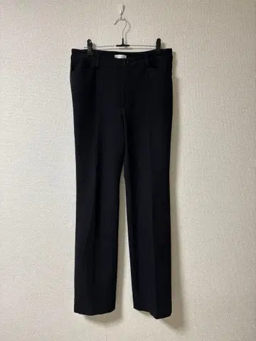 B-THREE 더블 웜 스트레이트 블랙 속기모 L