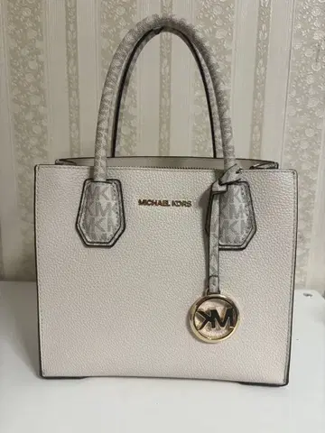 MICHAEL KORS 화이트 토트백