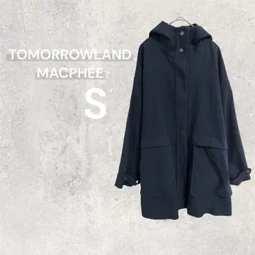 투모로우랜드 맥피 스탠드 카라 코트 아우터 후드 부착 S