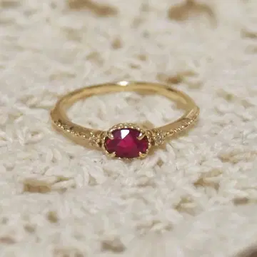 노제스 NOJESS 루비 골드 반지