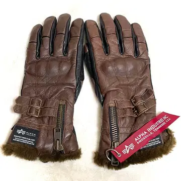 ALPHA INDUSTRIES 가죽 그로브 L