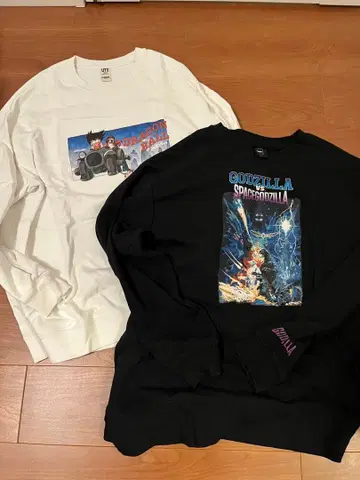 고질라 스페이스 고질라 드래곤볼 맨투맨 세트