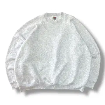 90s~ FRUIT OF THE LOOM 래글런 블랭크 맨투맨 3XL