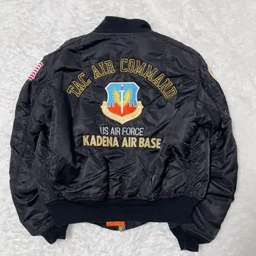 컨디션 최상 알파인더스트리 USA제 MA-1 80s 90s 플라이 자수