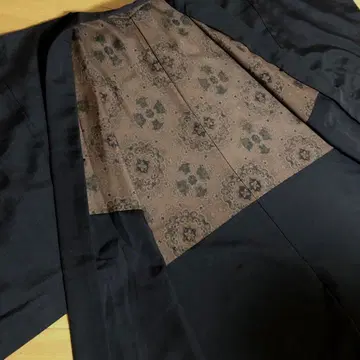 앤티크 순수 실크 남자 겉옷 깃털 안감이 멋짐