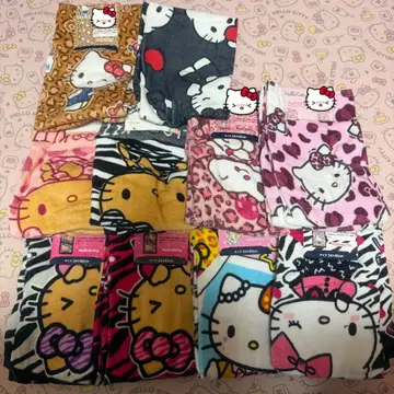 조합 자유 2장 아베일 시마무라 헬로키티 쿠로미 페이스 타월