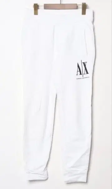 아르마니 익스체인지 화이트 조거 팬츠 맨투맨