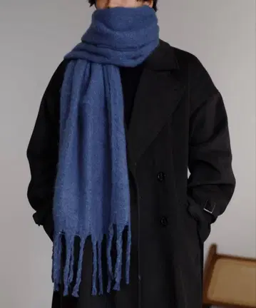 epnok 엡녹 모듬 볼륨 머플러 라이트 블루 24AW