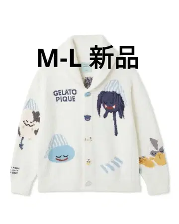새상품 미사용 젤라또피케 드래곤 퀘스트 카우친 가디건