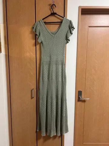 IC LECCO 슬리브리스 니트 원피스 M 사이즈