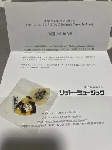 당선품 Nothing's Carved In Stone 초레어 피크 세트