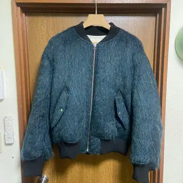 MAGLIANO 마리아노 퍼 봄버 자켓 MA-1 블루종