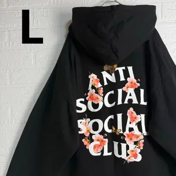 [ 레어 ] ANTI SOCIAL SOCIAL CLUB 플라워 후드티