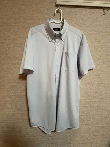 ONLY 반팔 셔츠 라이트 블루