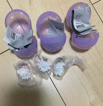 산리오 메지루시 액세서리 복슬복슬 스노우 3종 세트