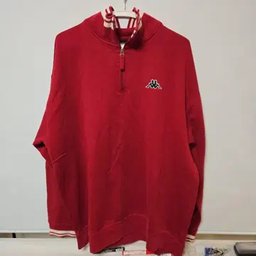 Kappa 레드 맨투맨 트레이닝복