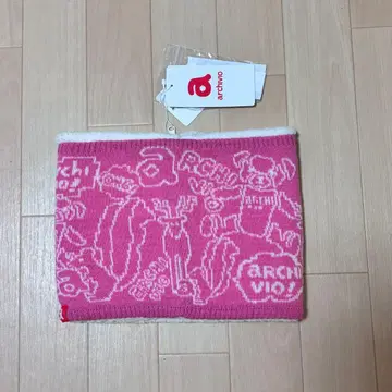 [ 새상품 ] 알치비오 넥워머 리버서블 핑크