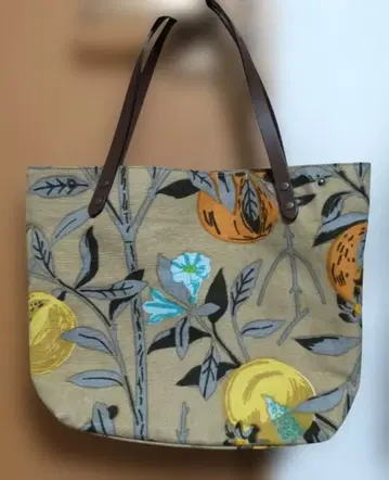 ha-na x jobs 꽃무늬 토트백