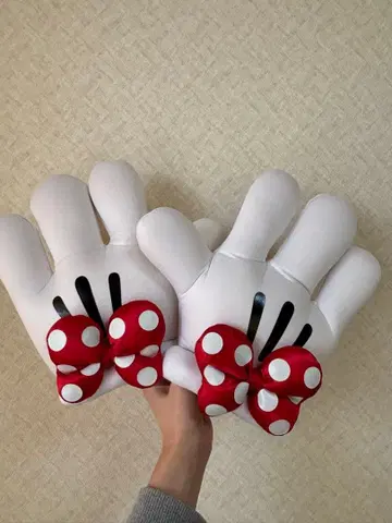 미니 마우스 손 모양 그로브